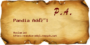 Pandia Adél névjegykártya